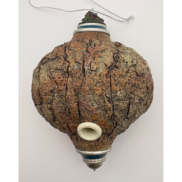 Vtg Terry Redlin Harvest Moon Ball Christmas Ornament Light-Up Bradford Editions - Picture 5 of 9